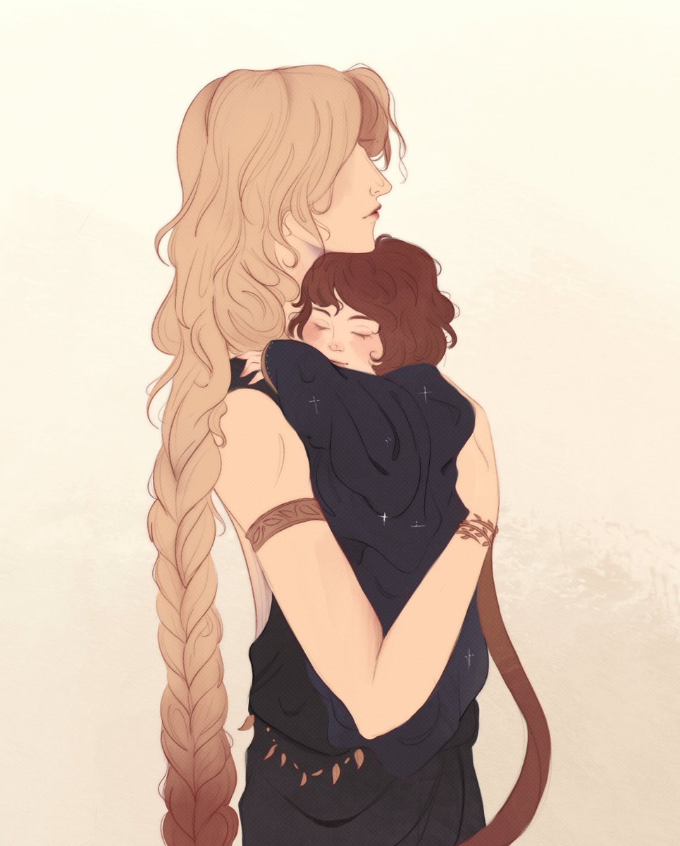 Rottedswans's tweet photo. Marika and little Ranni https://t.co/AmyYPfC7GX