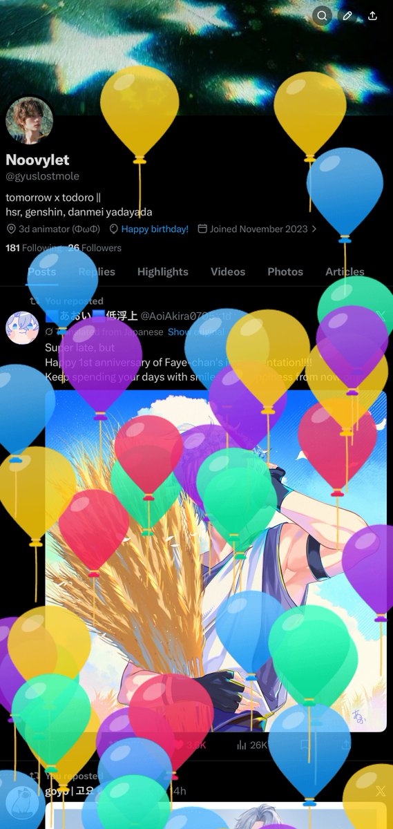 gyuslostmole's tweet photo. Yayayaya its my birthdayyy 🦭🦭 https://t.co/kTBs3K43w3