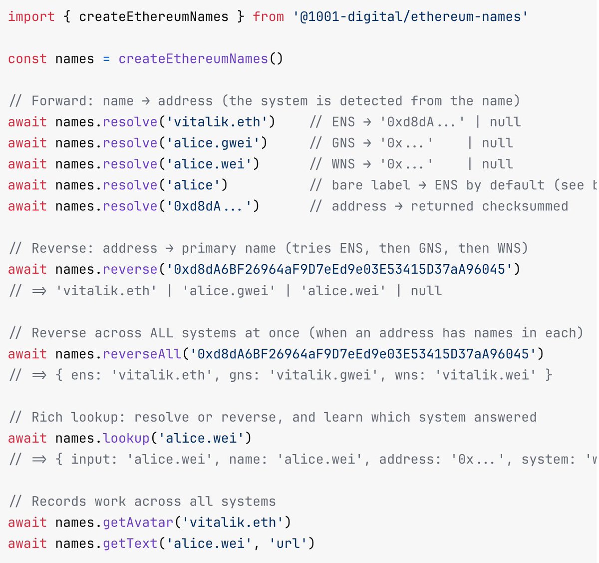 jalilwahdat's tweet photo. competition is good.

new utility library: resolve .ETH, .WEI, and .GWEI using one unified API.

https://t.co/q0ec9P8ExQ https://t.co/hrX4qmzOWp