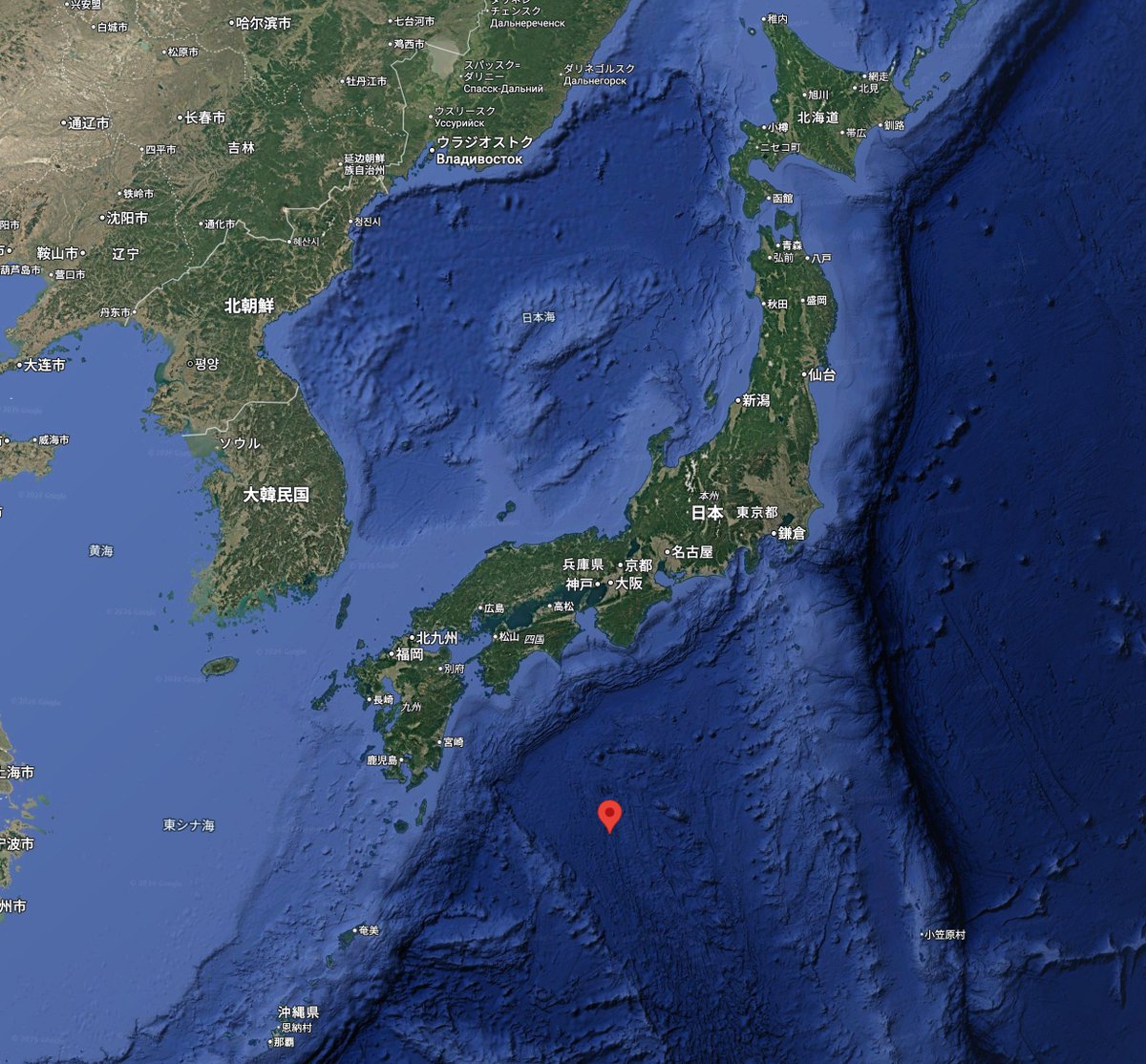 rosarinn's tweet photo. 日本時間7月6日13時1分、中国が094型とみられる原子力潜水艦からJL-3とみられる弾道ミサイルを発射した模様。JL-3は射程約9000km以上を誇り、中国近海から米国本土への攻撃が可能。最大約3個の核弾頭を搭載できるとされています。

（画像はミサイルの一部の落下予測区域とみられる日本のEEZ周辺海域） https://t.co/mS7hrOCPjL
