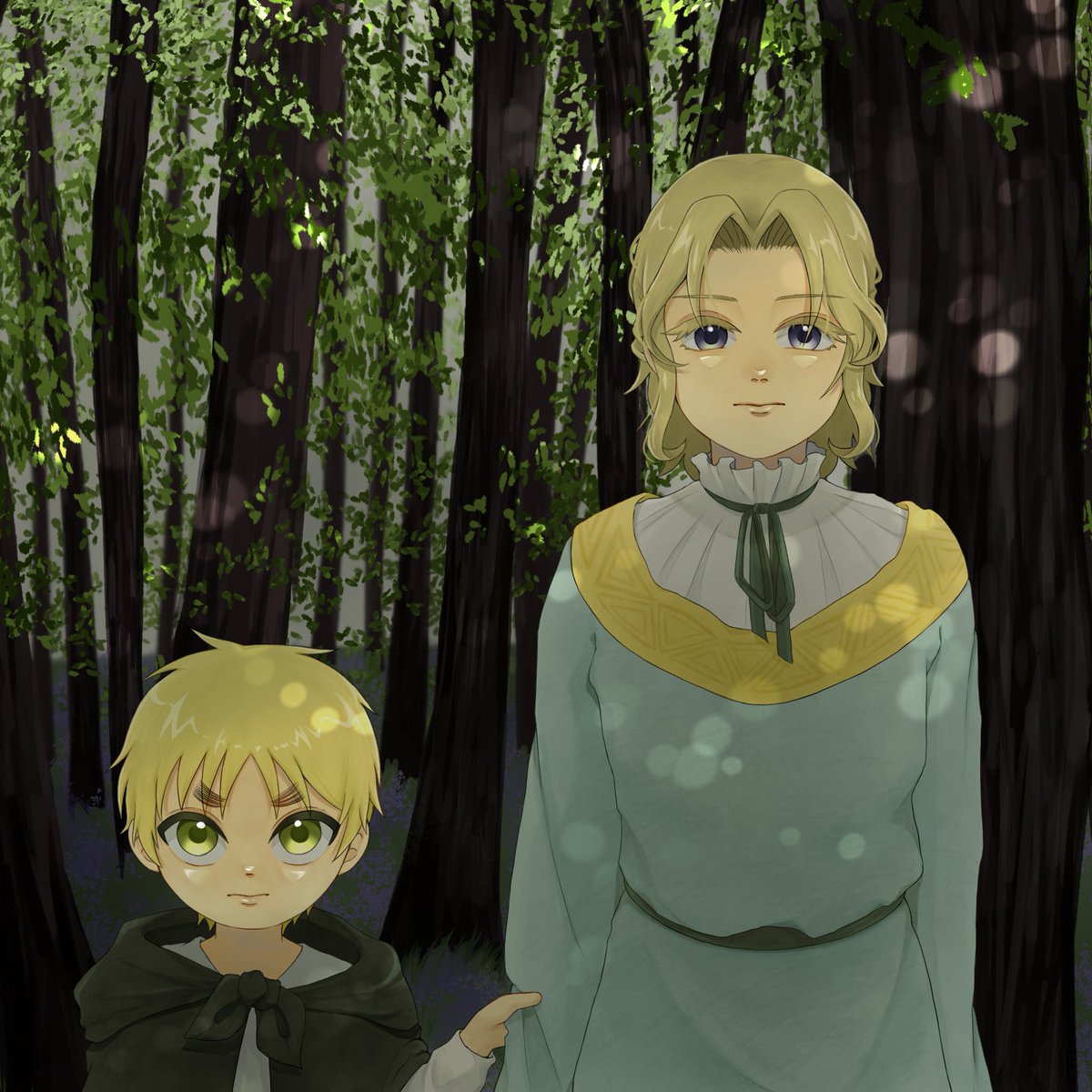 anzukun__'s tweet photo. 妖精の森

#ヘタリア #イラスト #aph https://t.co/wwO1c19UC2