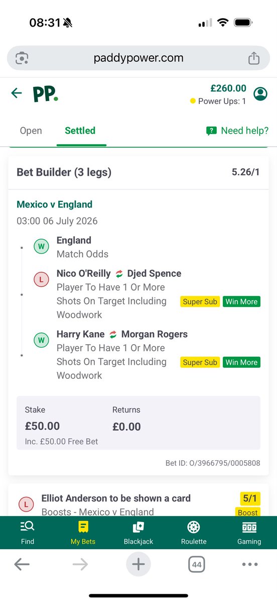 beardon1's tweet photo. @paddypower @AskPaddyPower How’s this not a winner when O’Reilly hit the post?? https://t.co/2YknoXasrZ