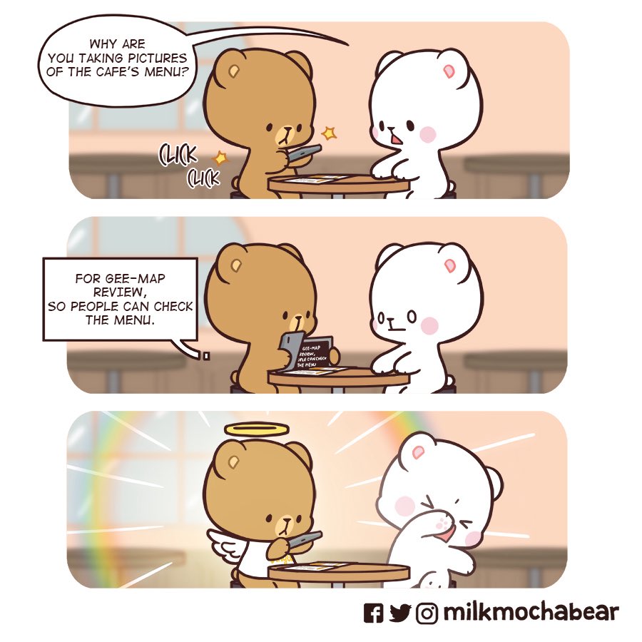 milkmochabear's tweet photo. Cafe’s menu https://t.co/DcnqIHbT0A