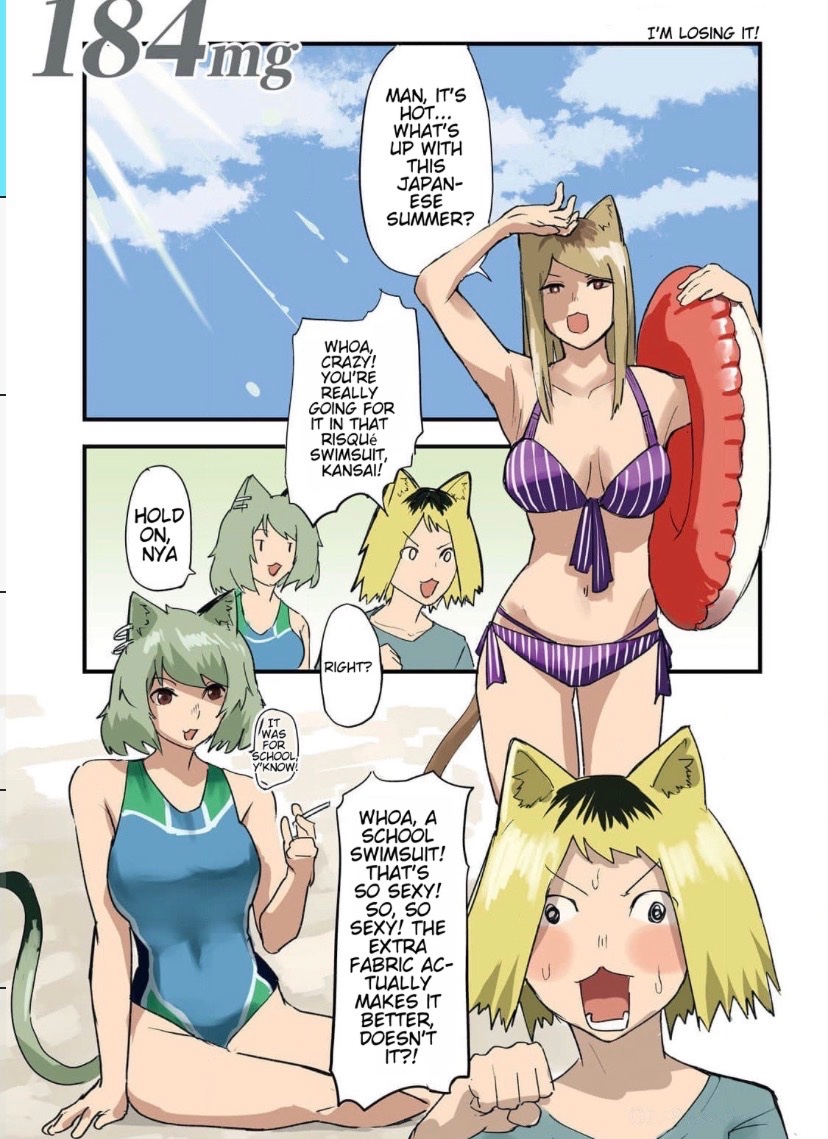 Lasagna23482's tweet photo. @MustangBrawler @Fracisc0LuB0Ta They even have a beach episode 😭😭😭, where one of the characters talks about how sexy they look in swimsuits hahahahah https://t.co/FAFAhAksgQ