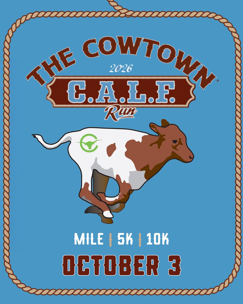 thecowtown's tweet photo. Registration is officially OPEN for the C.A.L.F. Run!
One of our favorite traditions, the C.A.L.F. is a fun run designed to get kids moving &amp; support children’s fitness programs right here in FW. This year's event takes place at Fort Worth City Hall! https://t.co/lpBbQJTLRm https://t.co/XJoD7N6jTN