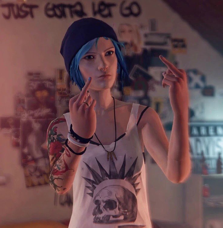 mrythur's tweet photo. rip Chloe Price, you would’ve loved Sadie Adler https://t.co/TI4mpwpJK5
