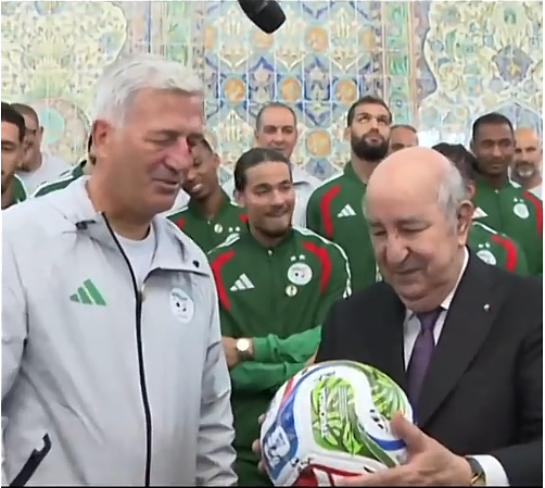 mawadiae's tweet photo. كلف فلادمير بيتكوفيتش الجزائر 5 مليون اورو اي ما يعادل 75 مليار سنتيم خلال 28 شهرا (135 الف اورو شهريا ) + علاوات التأهل للمونديال و كأس افريقيا .. كل هذا مقابل كرة سرقة من المنديال و اعطية لتبون, https://t.co/NT6WVZY2fS
