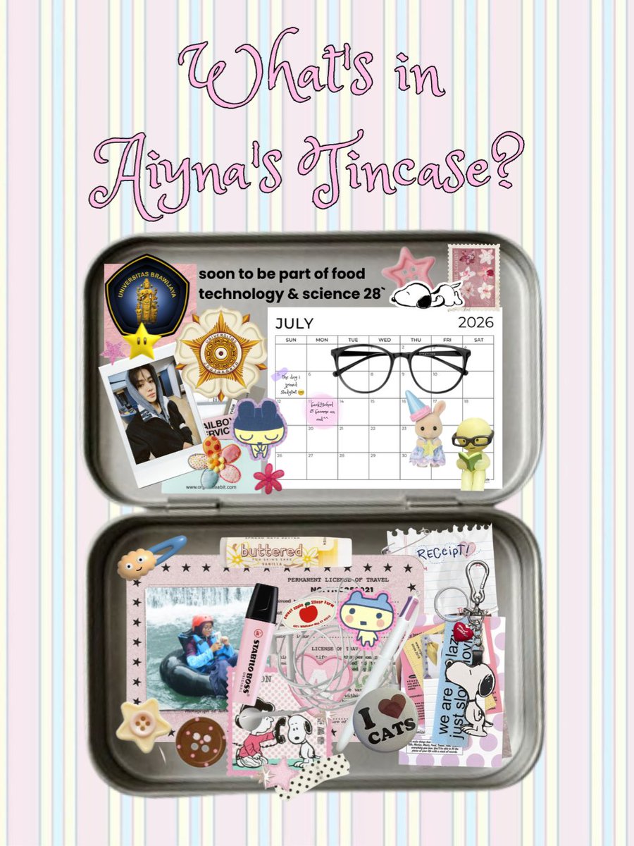 snoopsnoup's tweet photo. didn't study today, but at least i made something for studytwt🤓✌🏻🌟 so... here's what's in my tincase!😆💕 https://t.co/1h8k0dN0YR