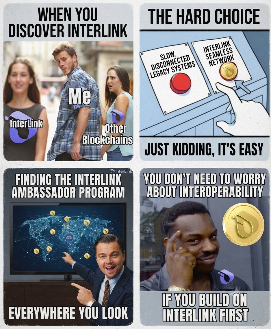 Mustakim29m's tweet photo. The hard choice? There isn’t one. Choose the seamless network. Choose InterLink. 🔗 Check out 10019.png for the truth!
​#InterLink #ITL #ITLG #ITLX #InterLinkSeoulPrivateMainnet #Crypto #BlockchainLife https://t.co/vOwhPmEDgp