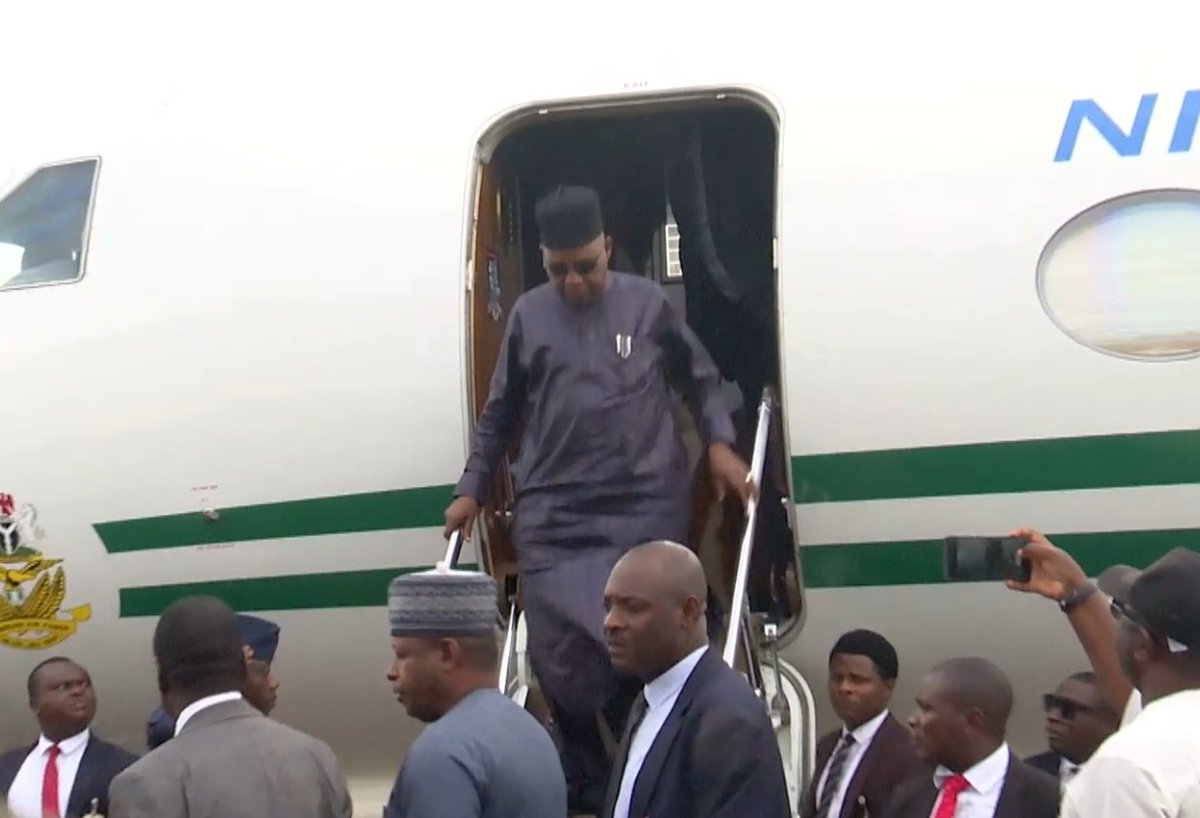NTA_NEWS24's tweet photo. VP Shettima Arrives in Port Harcourt for 2026 NADCEL

Vice President Kashim Shettima has arrived in Port Harcourt for the grand finale of the 163rd Nigerian Army Day Celebration (NADCEL). He was received by Governor Siminalayi Fubara, the Chief of Army Staff, and other dignitaries. The event will conclude with military parades, operational displays, cultural performances, and discussions focused on the Nigerian Army's achievements, challenges, and future defence priorities.

What should be Nigeria's top defence priorities in the coming years?