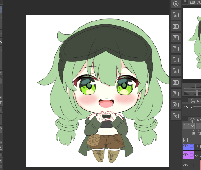 uv_pv2's tweet photo. WIP～なずさん。
完成した暁には、改めてFAタグで投稿したいと思います🌱 https://t.co/TtNAIb4iQG