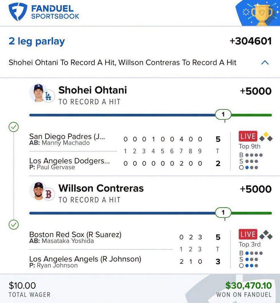 Hiroyuki_Rugger's tweet photo. We won again 🔥🔥now let’s go B2B
✅ Shohei Ohtani
✅ Willson Contreras
CASH WITH US
Need a win? ➡️ Click the Link for more Secured winning picks in my Comment
#GamblingX #NFL
#WCBB #NBA #CBB
#Prizepicks #PROPS #POTD #NHL #Picks #CSGO #WAKEANDCASH
#WNBA #mlb https://t.co/6dfq4Ll4xt