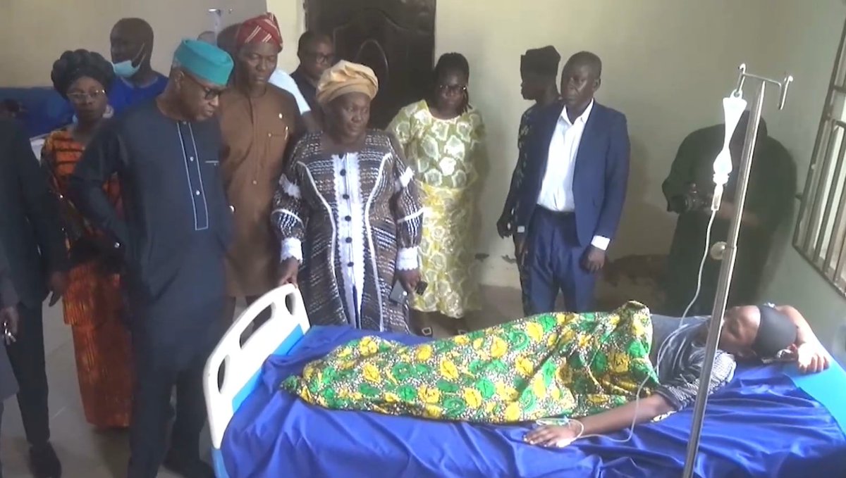 NTA_NEWS24's tweet photo. Governor Oyebanji visits kidnap victims at Eksuth

Ekiti State Governor Biodun Oyebanji has visited the rescued kidnap victims from Eda Oniyo Community in Ilejemeje Local Government Area at the Ekiti State University Teaching Hospital (EKSUTH), Ado Ekiti, where they are receiving medical care. The governor directed the hospital's management to provide comprehensive medical screening and treatment for all the victims at the expense of the state government.

What more can be done to improve security in rural communities?