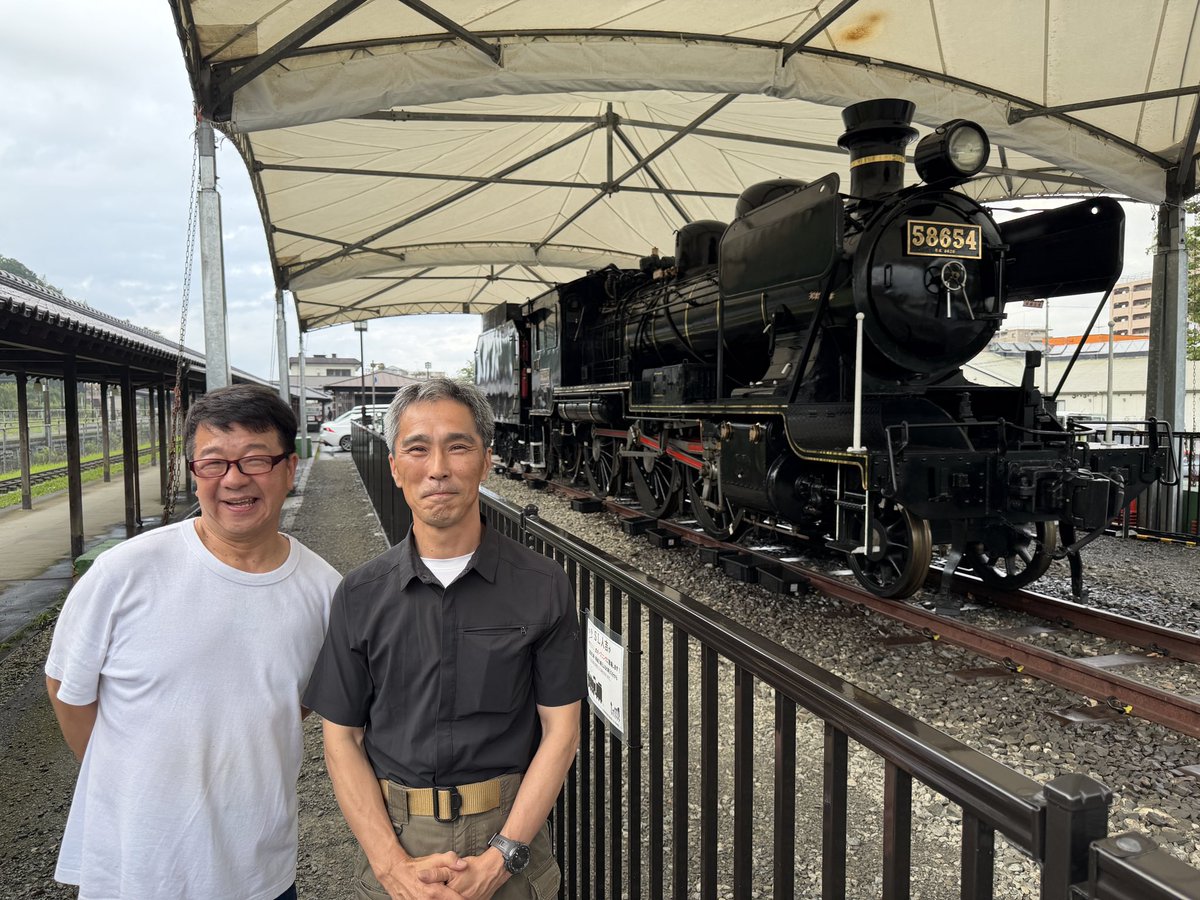spmasashi's tweet photo. くま川鉄道に
若桜鉄道の谷口さん！！

#鉄道発見伝
#日テレプラス https://t.co/iJCrv1P1Y5