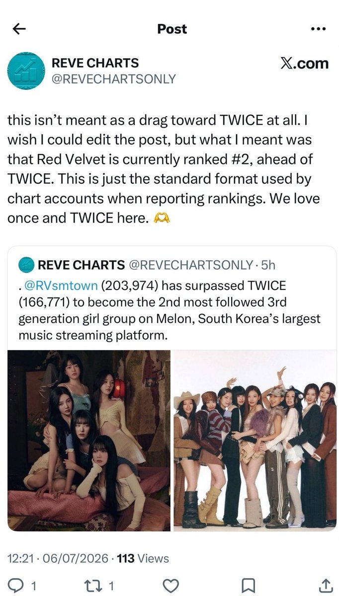 MangoRosies's tweet photo. ‼️🚨@/velvetsaccess messy admin rebranded as @REVECHARTSONLY it's a setup account and is already fighting Onces. Luvies mass report this account and DNI🚨‼️ @/taeyeoonq aka @/ningbaez is behind this account and probably @/annaglitt too. Both are problematic. Read my other threads https://t.co/5fxHEosFrq