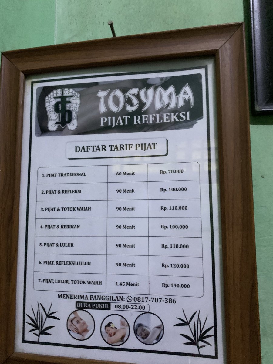 NoelAlejandr0's tweet photo. Sorry ya moots slow resp, baru selesai pijet. Ini aku rekom tempat pijet di daerah Jaksel yang gak terlalu mahal moots. Kali aja ada yang butuh nantinya. https://t.co/uQtWEd8wmK