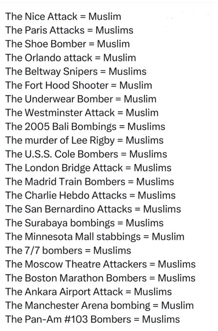 MRDeNight's tweet photo. @RealJamesWoods See a pattern here? https://t.co/wkdO6uO5If