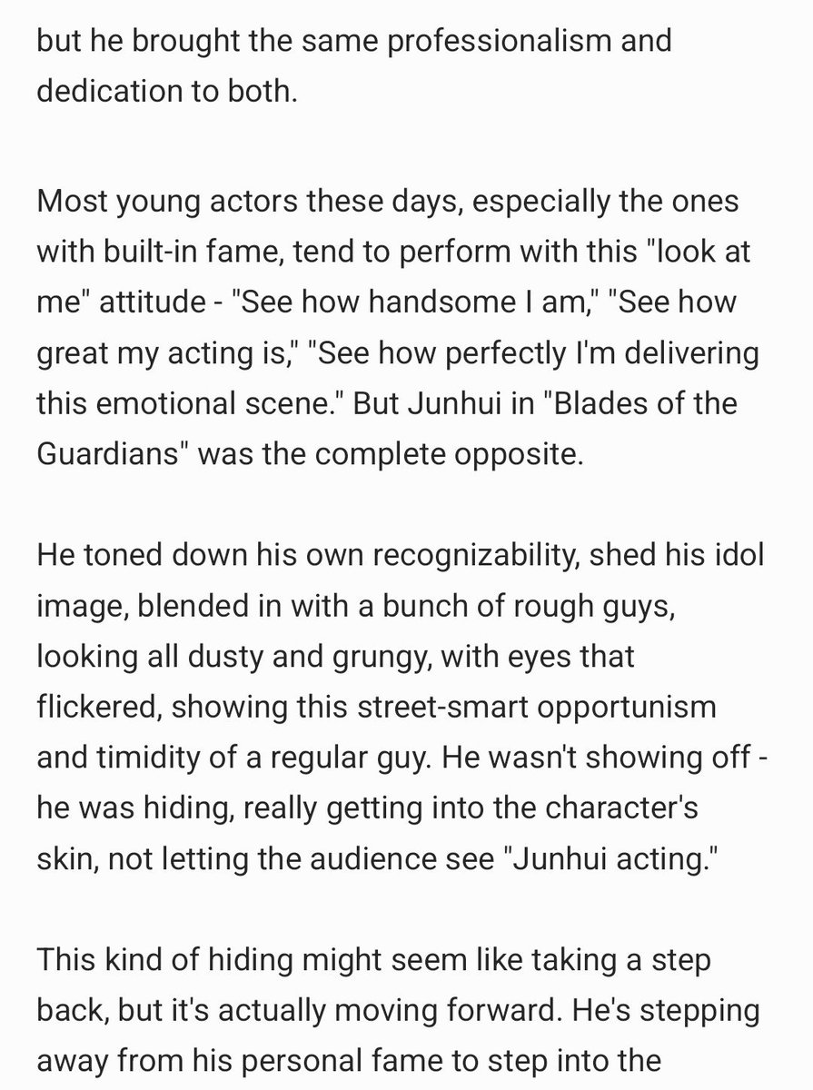 JunPOPbase's tweet photo. 折耳电影 (Official media journalist for the Shanghai International Film Festival, Entertainment industry professional/Film critic/Magazine Journalist/Chinese+International film festival organizer) XHS and Weibo update for JUNHUI 

(One of the best articles ever written for Jun) https://t.co/eV1QvRmqTY