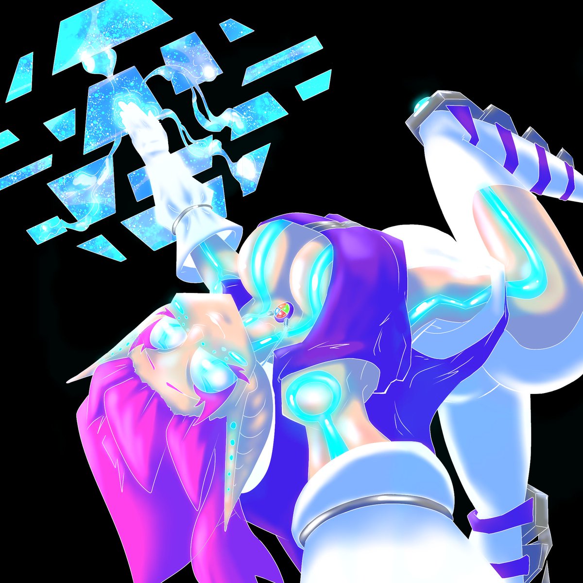 SparkZeroEthan's tweet photo. @shiverfin I love to see people draw my beautiful space elf Ara Mageon! https://t.co/65X9vyEaab
