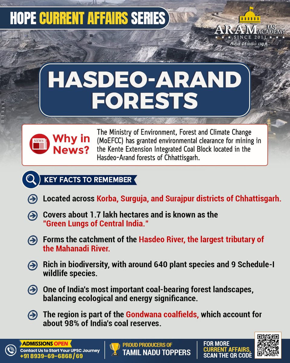 aramias_academy's tweet photo. HASDEO-ARAND FORESTS
#HasdeoArand #HasdeoForest #SaveHasdeo #Chhattisgarh #Biodiversity #ForestConservation #EcoSensitive #ClimateAction #GreenIndia #EnvironmentalProtection #TribalRights #SustainableDevelopment https://t.co/zbButlTe0f