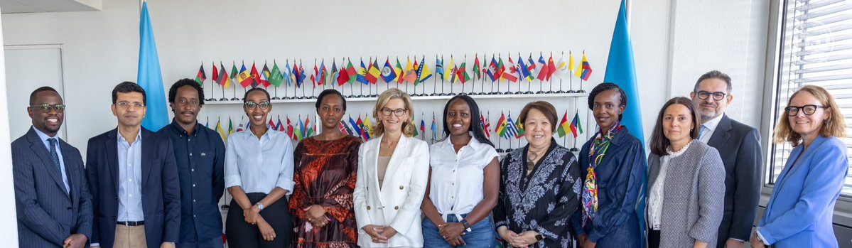 RwandaInGeneva's tweet photo. Geneva 🇨🇭 takes center stage this week as @ITU and @UN convene the Global Dialogue on AI Governance, the #WSISForum2026, and the AI for Good Global Summit, bringing together leaders, policymakers, and innovators to shape the future of digital transformation and artificial intelligence.

Rwanda 🇷🇼 is taking part in this global gathering, with Min. @MusoniPaula and Amb. @urujeniB attending today's opening segment alongside fellow leaders and partners to advance dialogue on inclusive digital transformation, responsible AI and international cooperation.