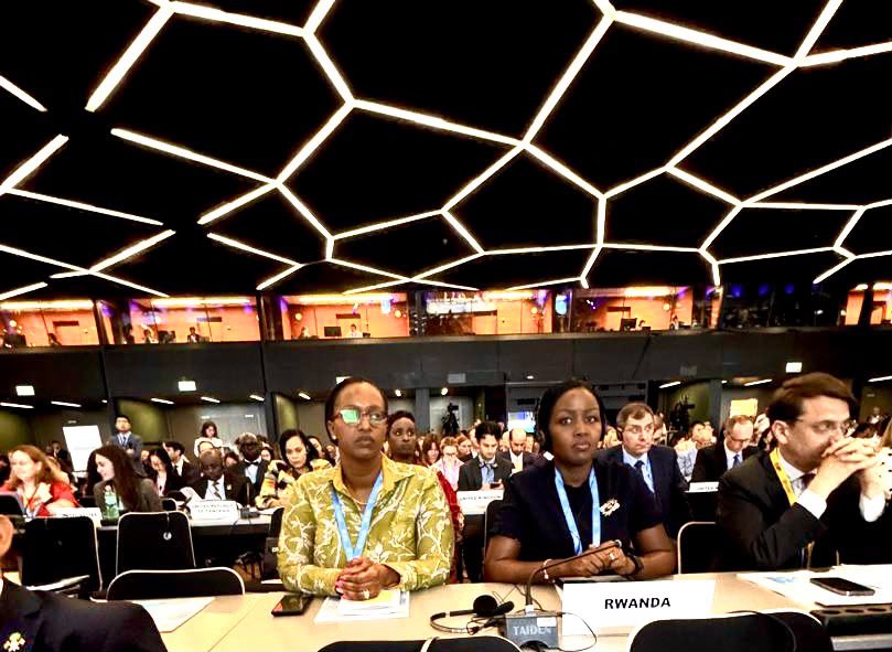 RwandaInGeneva's tweet photo. Geneva 🇨🇭 takes center stage this week as @ITU and @UN convene the Global Dialogue on AI Governance, the #WSISForum2026, and the AI for Good Global Summit, bringing together leaders, policymakers, and innovators to shape the future of digital transformation and artificial intelligence.

Rwanda 🇷🇼 is taking part in this global gathering, with Min. @MusoniPaula and Amb. @urujeniB attending today's opening segment alongside fellow leaders and partners to advance dialogue on inclusive digital transformation, responsible AI and international cooperation.