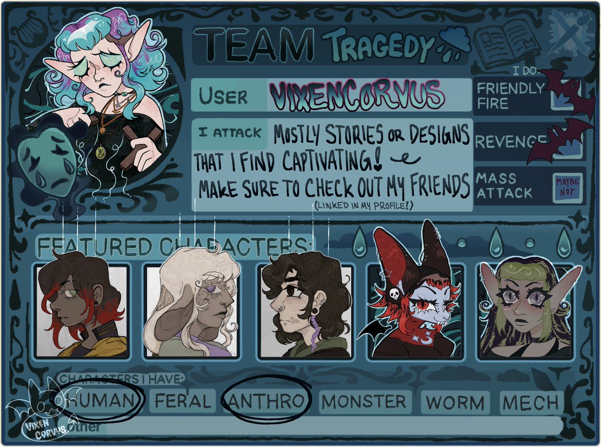 🕯Ophelia 🦇 Team TRAGEDY!! tweet media