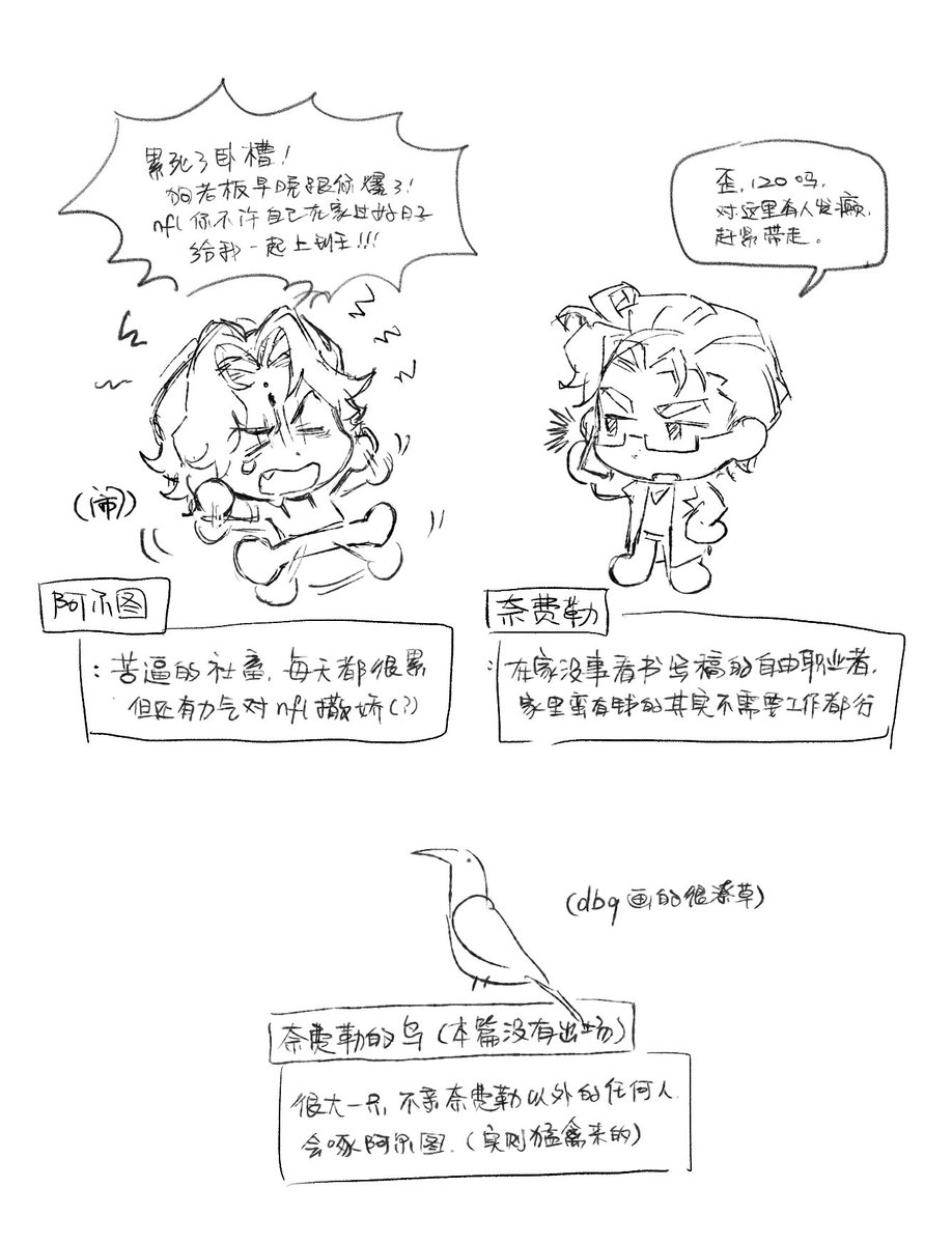 Momoqin63's tweet photo. 朋友送了我一个挂机观鸟的游戏，很喜欢很治愈，觉得奈师应该也会喜欢，于是想到哪画哪地摸了 https://t.co/K2gwGo3mKQ
