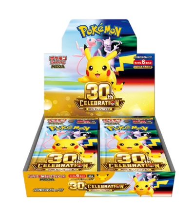 stock_alert_lab's tweet photo. 【通販抽選】ポケモンカードゲーム🔥

30th CELEBRATION関連3種が
あみあみで抽選予約販売中！

・MEGA 拡張パック 30th CELEBRATION
・プレミアムデッキセット
・カードセット9種

応募：7/2(木)〜7/7(火)13:59
当選：7/9(木)メール

応募リンクは次ポスト👇 https://t.co/DwAEkGpgk1