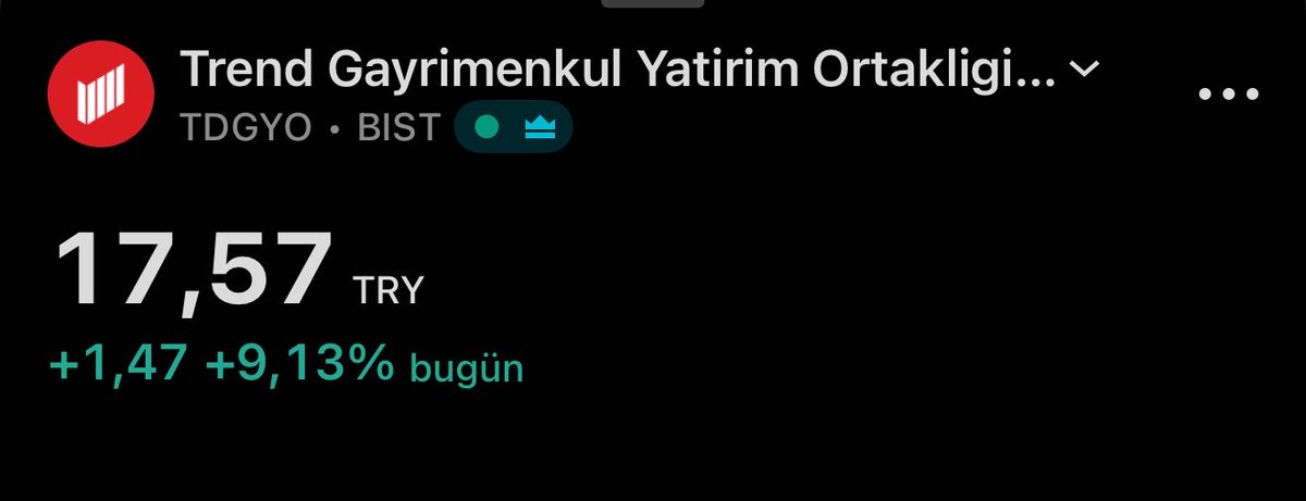 BgTrader69's tweet photo. #tdgyo ✨🧿

#borsa #yatırım #bist30 #bist100 https://t.co/orL9iShpl1