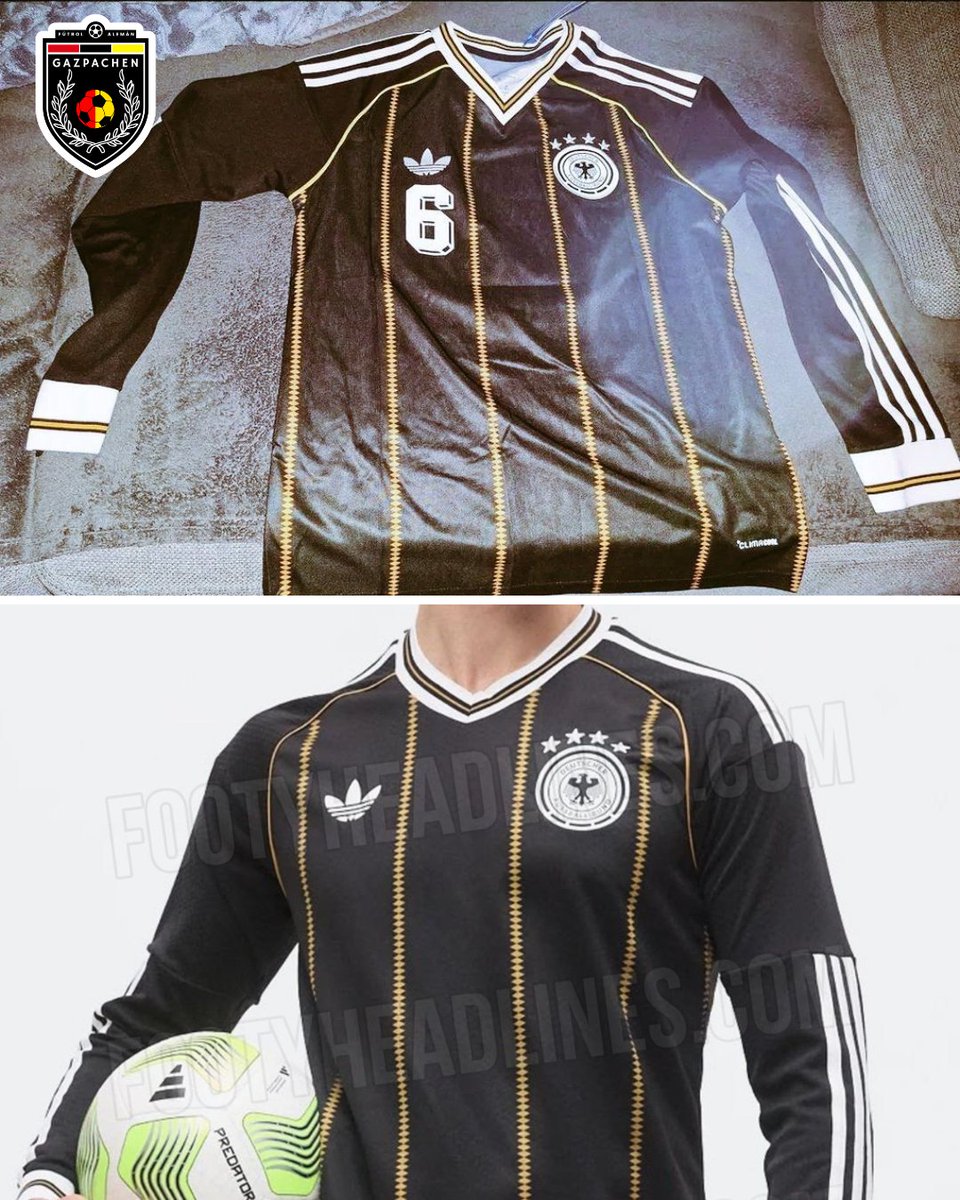 Gazpachen's tweet photo. Esta será la última camiseta Adidas de Alemania.

Como bien se sabe, en 2027, Nike asumirá el patrocinio de la indumentaria de la selección alemana y esta será la última camiseta que estrenará Adidas, siendo la 'tercera' de esta temporada. Según FootyHeadlines, será utilizada en los últimos amistosos del año.

¿Quién será el genio de marketing que deja una camiseta por estrenar para el fin de un año horroroso?