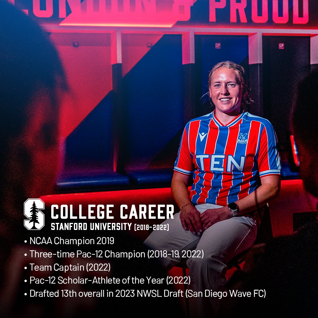 cpfc_w's tweet photo. Get to know our latest signing 🦅🇺🇸 https://t.co/iJKOTZ0tjO