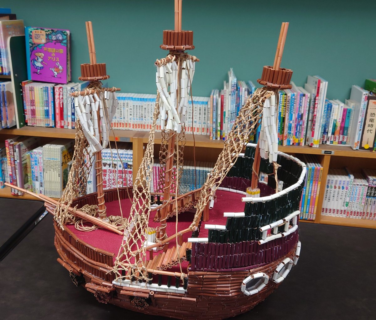 僕が小学校図工の時間に作った鹿のオブジェ　チョウピラコ様宿る 図工
