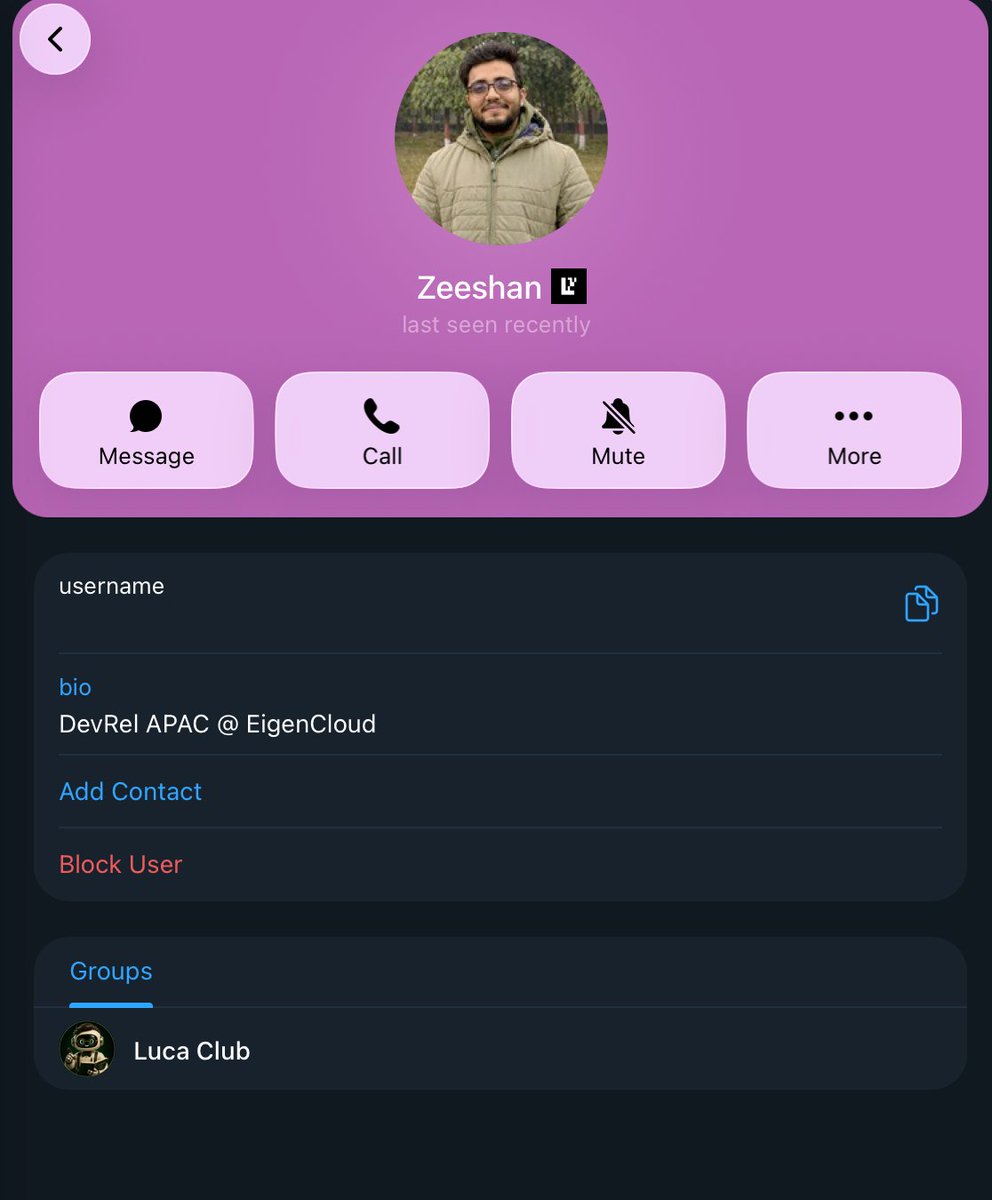 NemesisBase's tweet photo. Interesting names in @AskLucaAI private group.

@zeeshan_utd from @eigencloud and GodFrey, founder of @mintairxyz.

Maybe nothing, maybe something is cooking.

30k MC, R/R looks attractive imo.

Good news soon @danbuildss?

CA: 0xB2b335F832FD3f43461ebD1CD9831D93D9CA4ba3

NFA https://t.co/y1hJH7gLGw