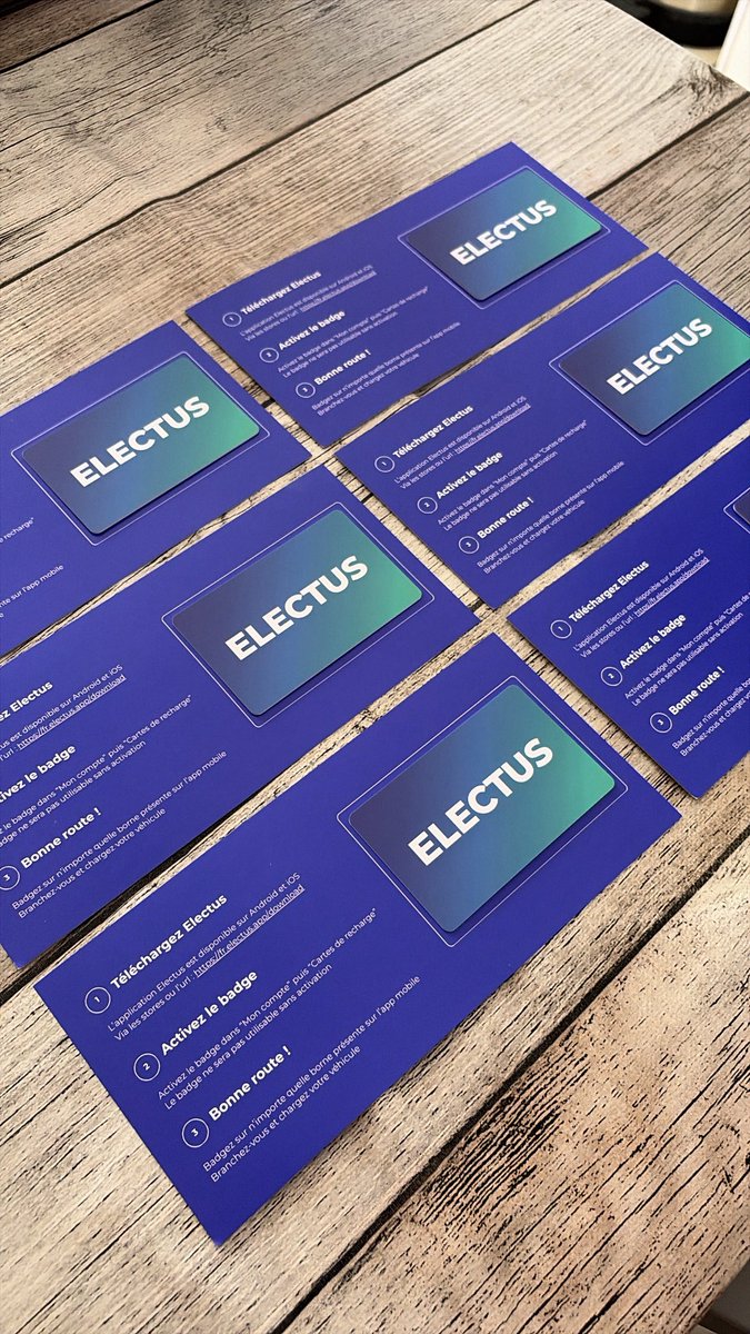 Electus_app's tweet photo. Les nouvelles présentations de badge Electus sont prêtes à partir ! https://t.co/HIs0WK98x4