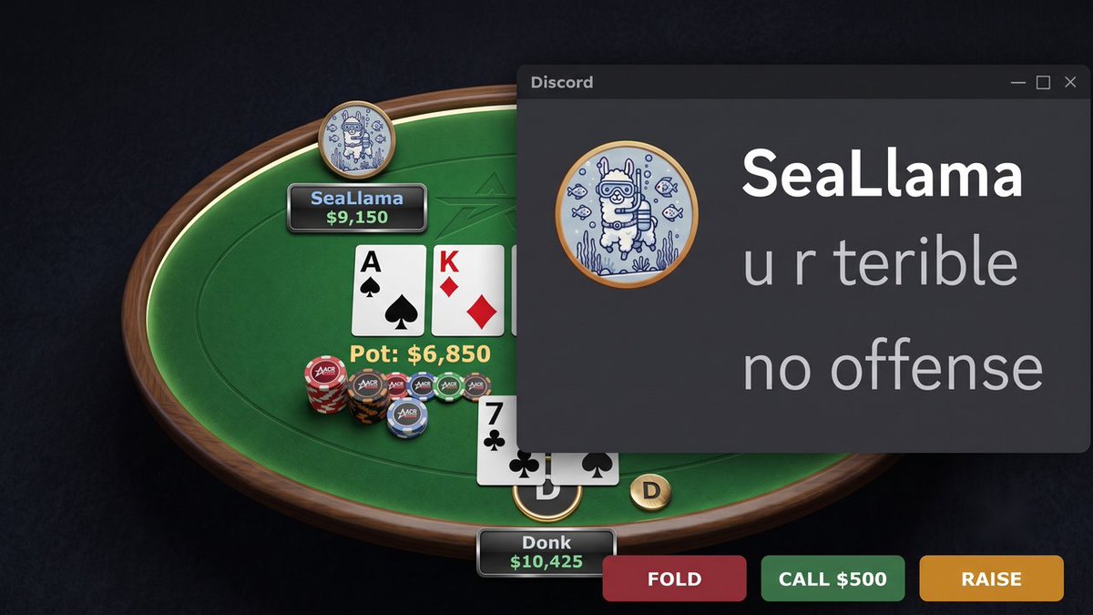 Donk_Orleone's tweet photo. I decided to play the HU World Champion Heads Up, I wanted to test my skills vs the best.
I quickly became out matched in the technical realm. The sizings, the frequencies, the combos...
But he made the ONE mistake you don't make.
Here's what happened: 🧵 https://t.co/jmaG5YzFM3
