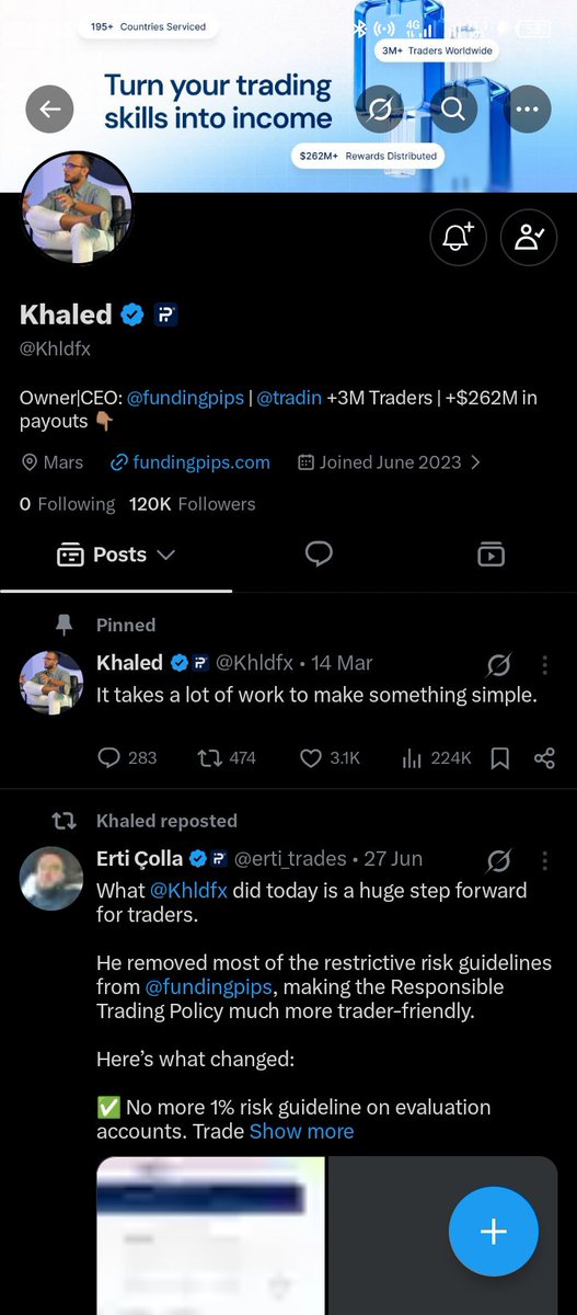 Weeedpastor's tweet photo. @ronna256 @PropTradeSavvy @iamkissking @erti_trades @timon_ict @speedouFx All task complete ✅ 
@YoungT_524 
@a2_bismark 
@fx_amiin 
Opportunity here guys 💯 https://t.co/vlPtqSulik