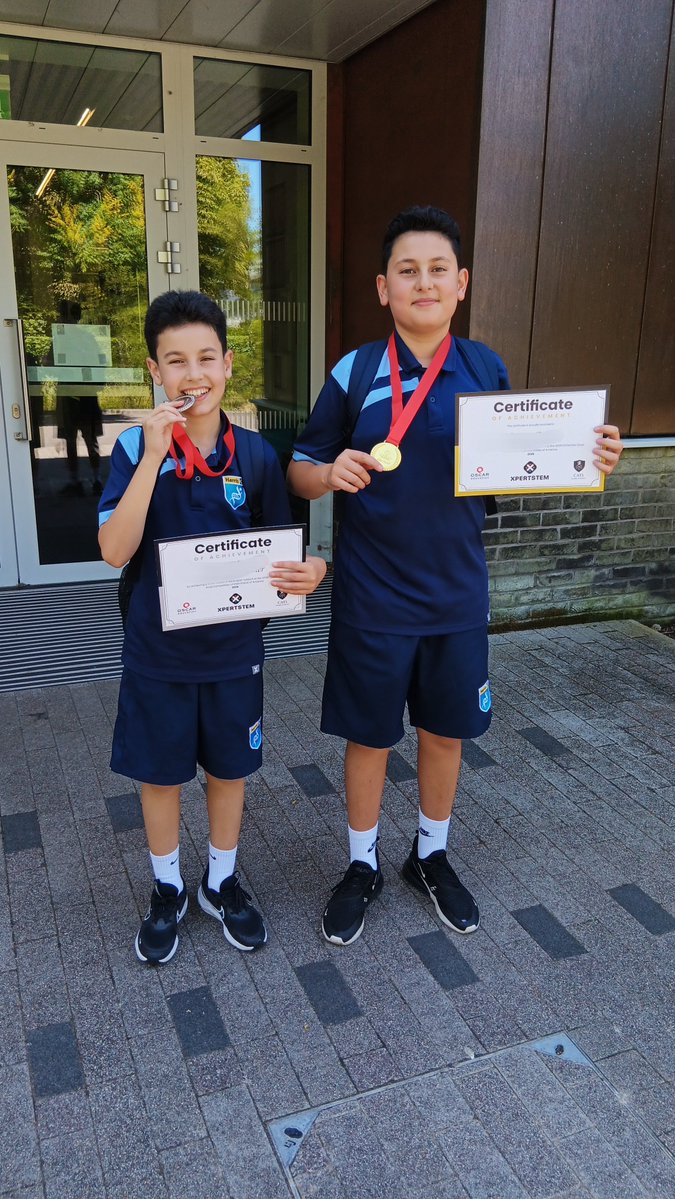 STEM Success on the World Stage! 
Huge congratulations to Logan and Carter, who represented us at the XperSTEM Elite Final Competition in America and brought Gold and silver medals.
An incredible achievement! We are so proud! 
 #XperSTEM&nbsp; #STEMSuccess&nbsp; #FutureInnovators Image