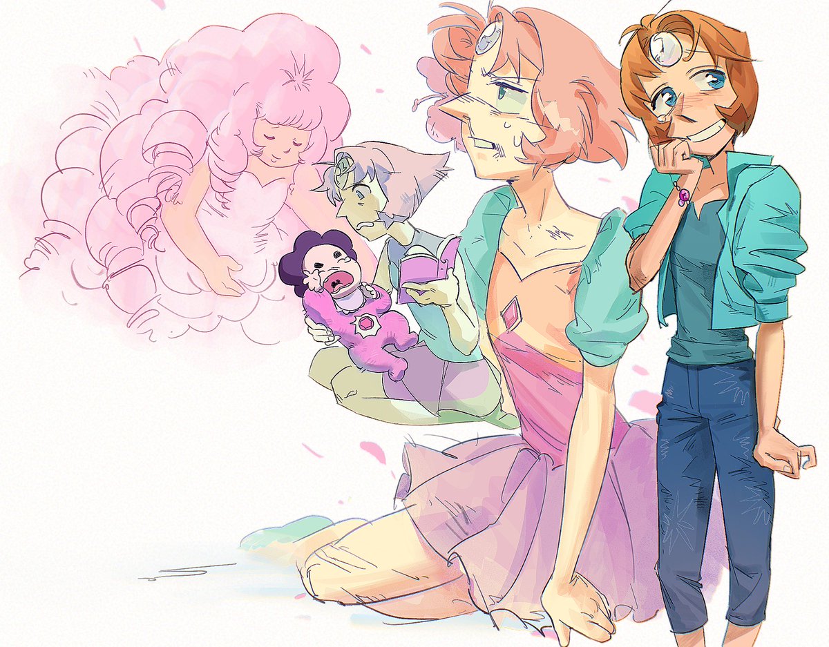 _traffic_222222's tweet photo. #stevenuniverse #rosepearl https://t.co/w0nYcoGlvP