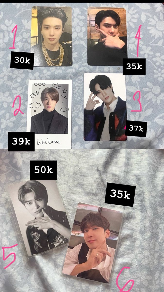 maloveeo's tweet photo. WTS // Want To Sell Photocard Jaehyun nct, Jeno nct, Sehun exo, Wonwoo svt. https://t.co/VzzsaHy1O3