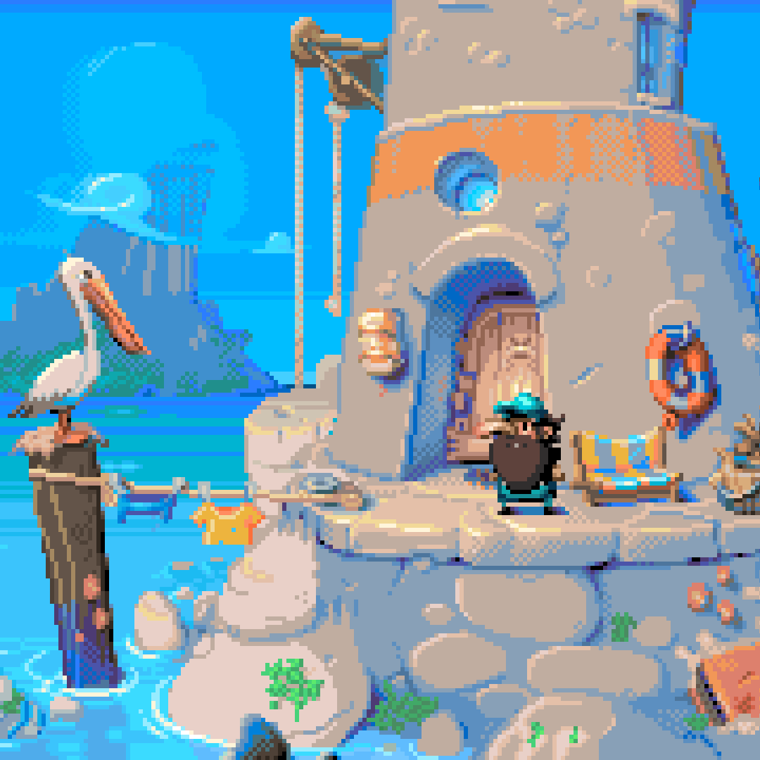 VoxOdyssey's tweet photo. Let us start Monday with a positive
The Pixel art this week is by
Ary AKA Adroiidd 16
Title: The Secret of Cornouillard
See more about the artist at
https://t.co/Suw5j9gRoq
#pixelart #pixelartist #pixelartistsofinstagram #8bitart #16bit #spriteart #gamedev #indiedev https://t.co/epvw30nZOT