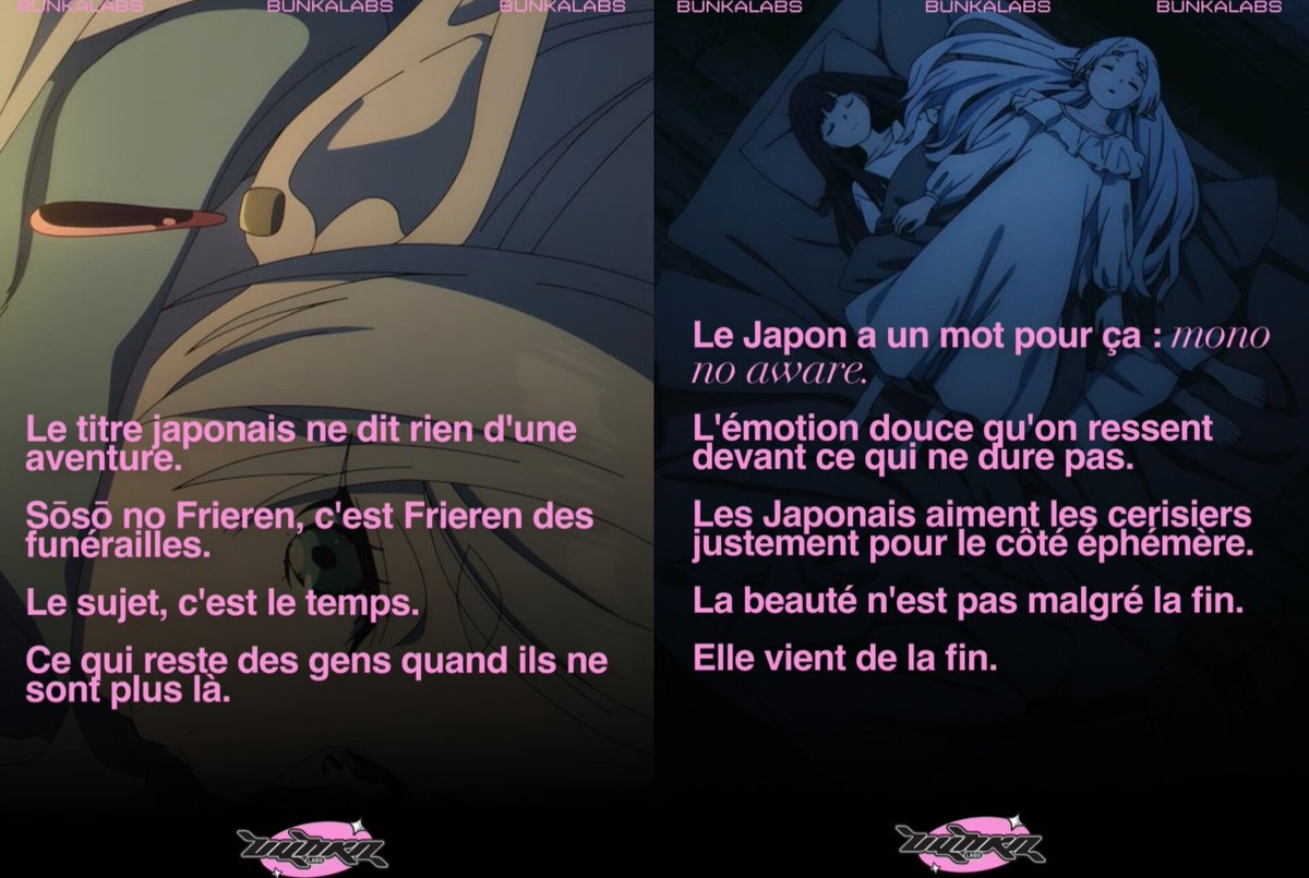 niifairy's tweet photo. Je viens de lire ça sur Frieren. 🥹 C'est juste magnifique alors je partage 🧝🏻‍♀️🩵
Cet animé aura toujours une place spéciale dans mon cœur 

(d'ailleurs, c'est exactement ce que mon chéri m'a eu dit : la vie est belle parce qu'il y a une fin) https://t.co/SlRFMBMMbR