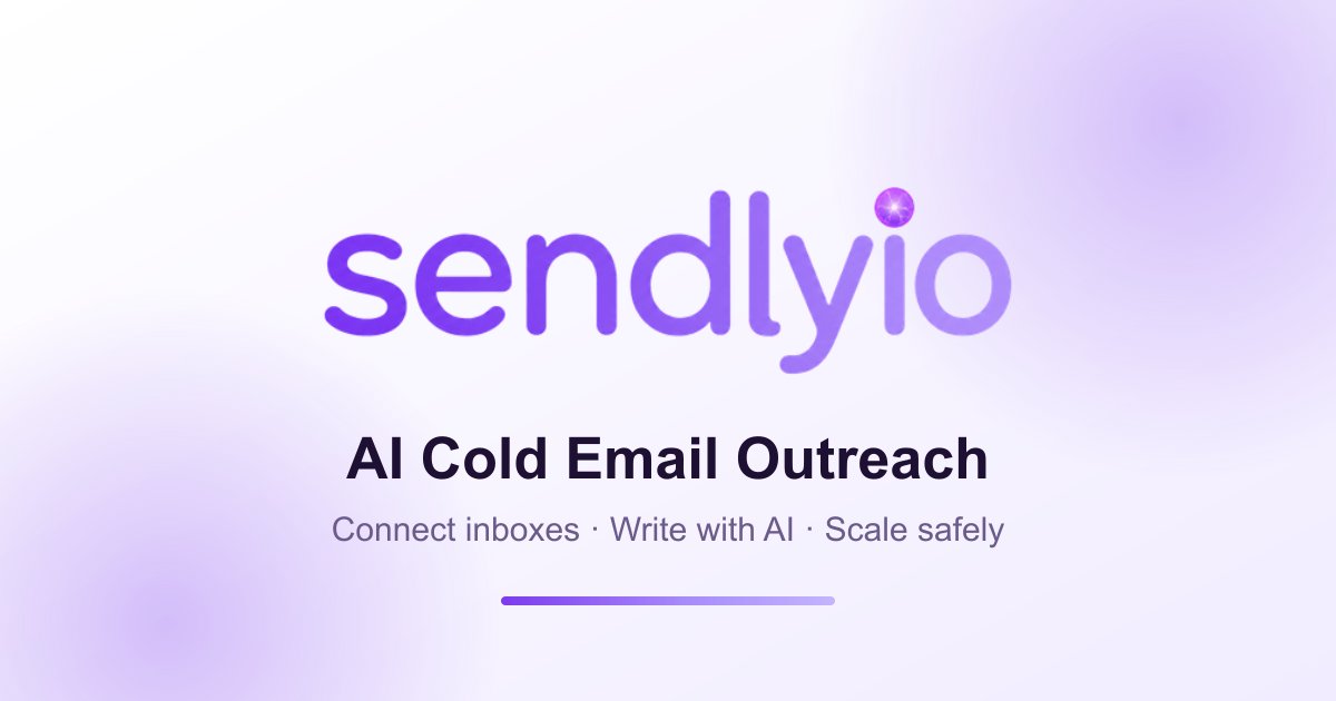 firstlaunch_'s tweet photo. We have a new entry on our platform!  

Discover Sendlyio, the CRM that turns cold emails into real replies.  

Save 30% for a limited time on First Launch.  

#firstlaunch #marketing #sales #CRM https://t.co/kczFKXdjRE