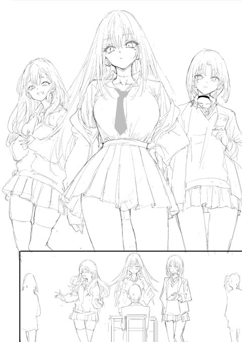 下書きもうちょっと詰めたギャル
なんて可愛いんだ😍 