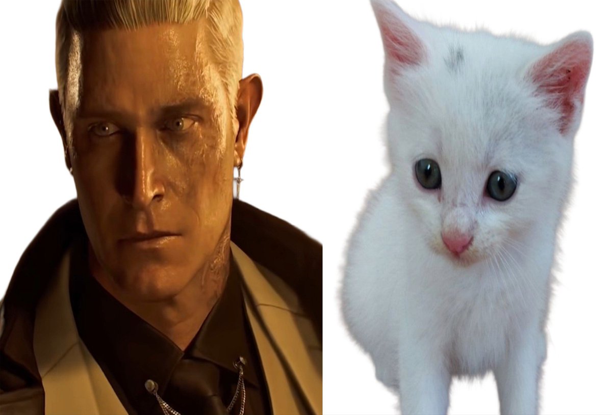 Lakesis_wesker1's tweet photo. I can't help but see Zeno as a kitten after he's applied "Elpis". https://t.co/2Nqjgve1Vo