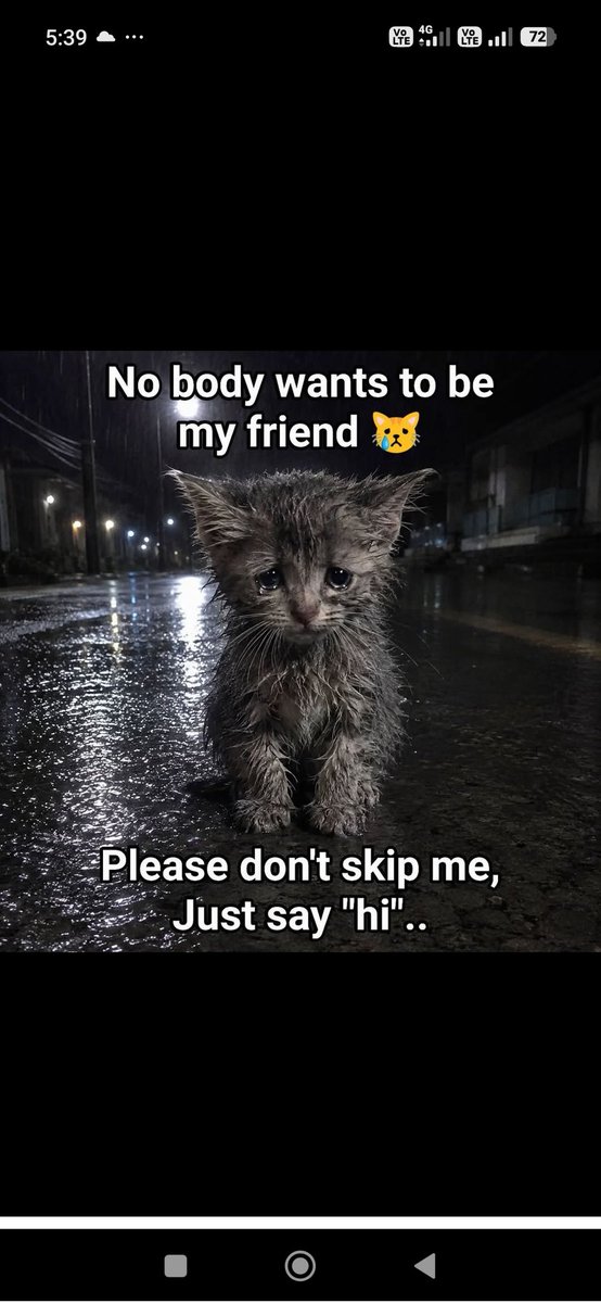 Lillybelli's tweet photo. No body wants to be my friend 😿
Please don't skip me, Just say "hi".. https://t.co/v8xnwntw2f