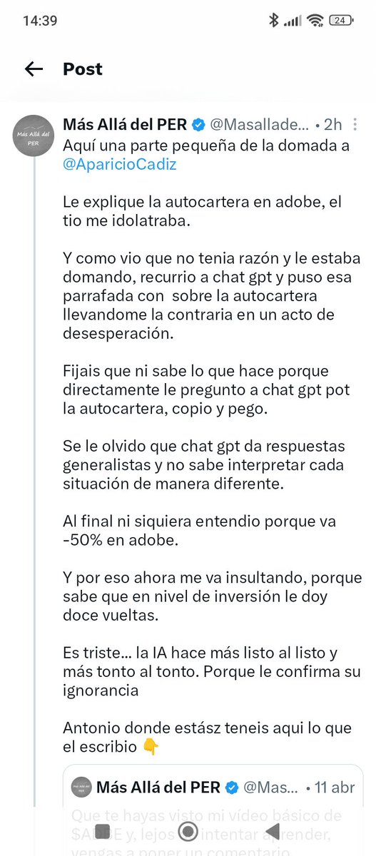 Antonio Cádiz tweet media