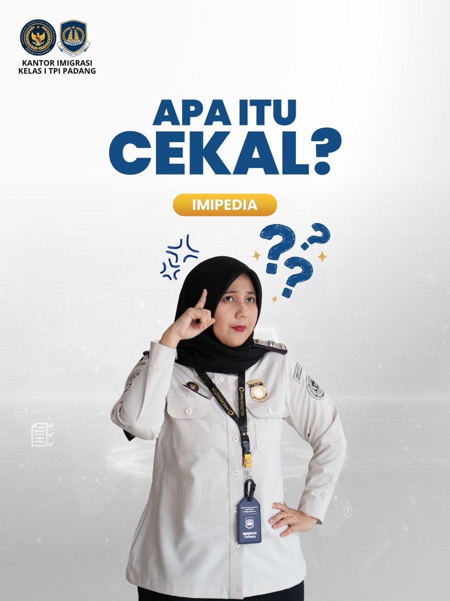 imipadang's tweet photo. Dalam Undang-Undang Nomor 6 Tahun 2011 tentang Keimigrasian:

• Pencegahan adalah larangan sementara bagi seseorang untuk keluar dari Wilayah Indonesia. 
• Penangkalan adalah larangan bagi Orang Asing untuk masuk ke Wilayah Indonesia. https://t.co/MVz5JGn0Qh