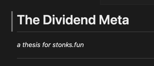 nikshepsvn's tweet photo. dividend meta, coming soon

and it will be better than you think https://t.co/drcZFTFYYt