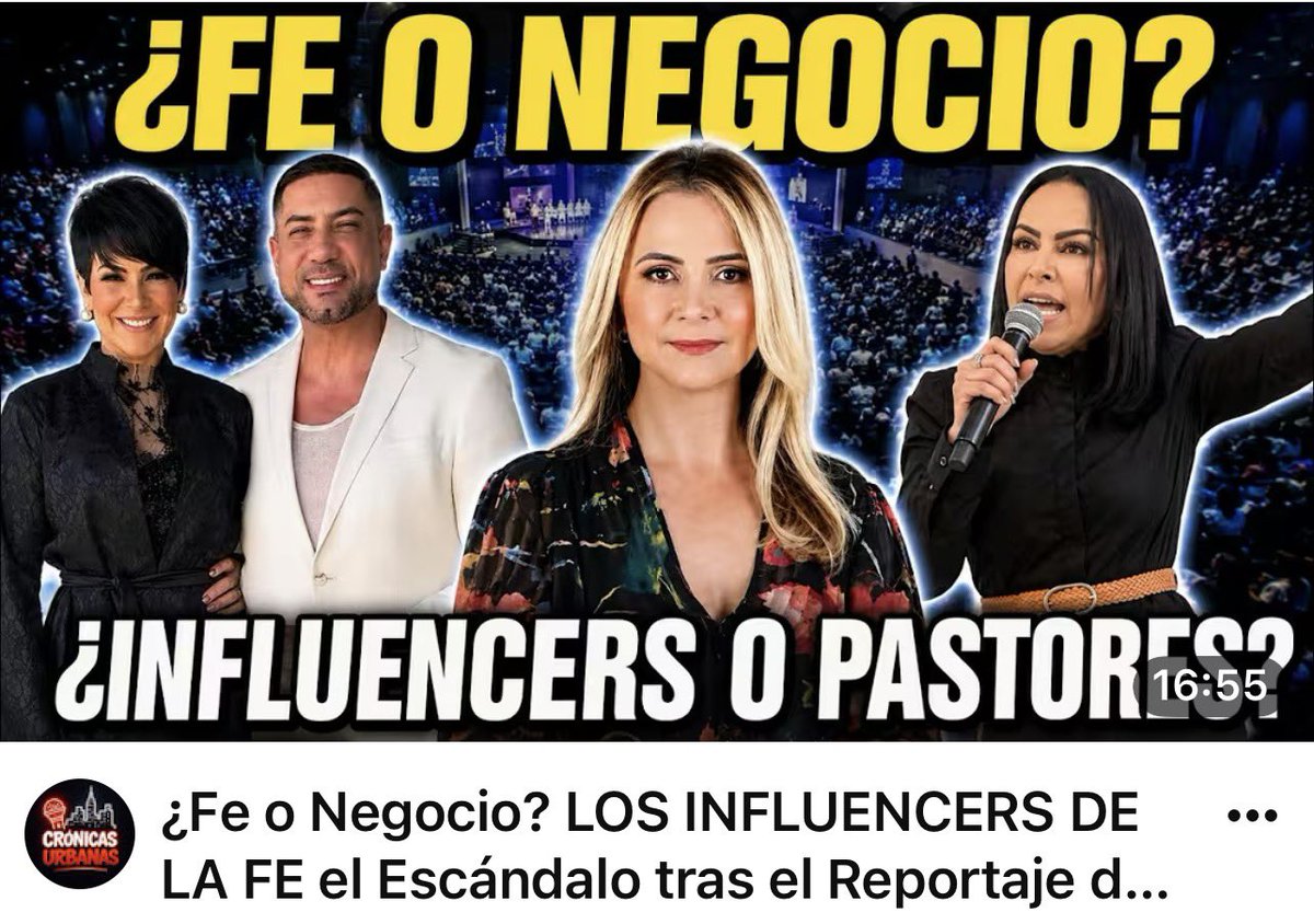 luisedualdotv's tweet photo. Totalmente de acuerdo con el trabajo de Nuria Piera sobre los “pastores” o “influencers de la fe”, quienes bíblicamente no representan el evangelio de Cristo, representan vanidad, petulancia, materialismo, ambición y clasismo; Jesús fue todo lo opuesto a esta gente en la tierra. https://t.co/z1eVPQlL9l